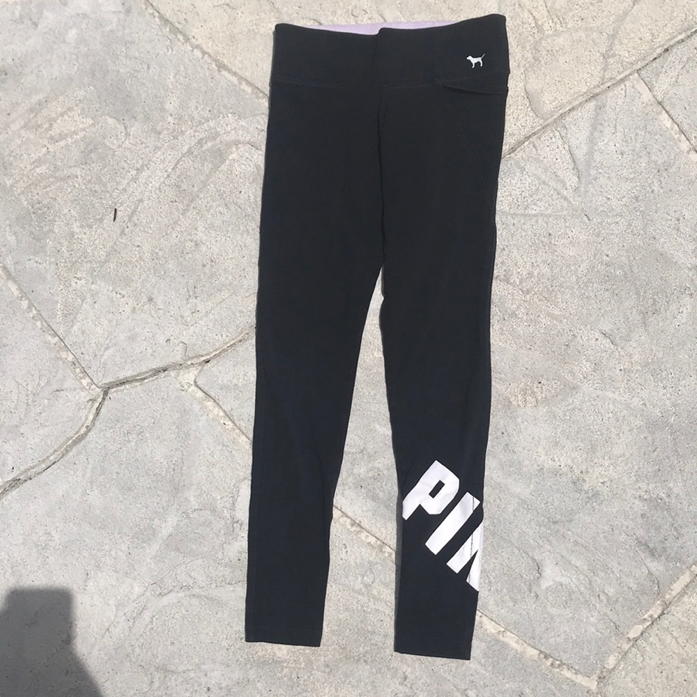 PINK black leggings